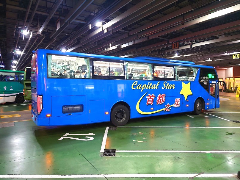 羅東直達車於市府轉運站發車