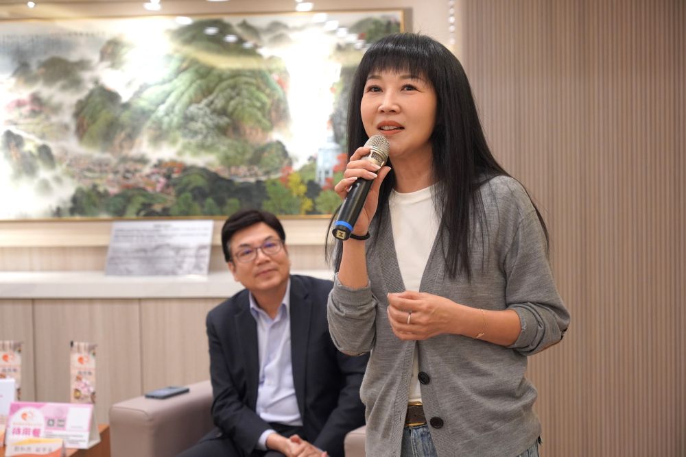 新北市議員蔡淑君表示，感謝信銓建設善盡企業社會責任，把力量回饋給社會更多人，也希望達到善的循環，讓更多民間力量響應新北市好日子愛心大平台