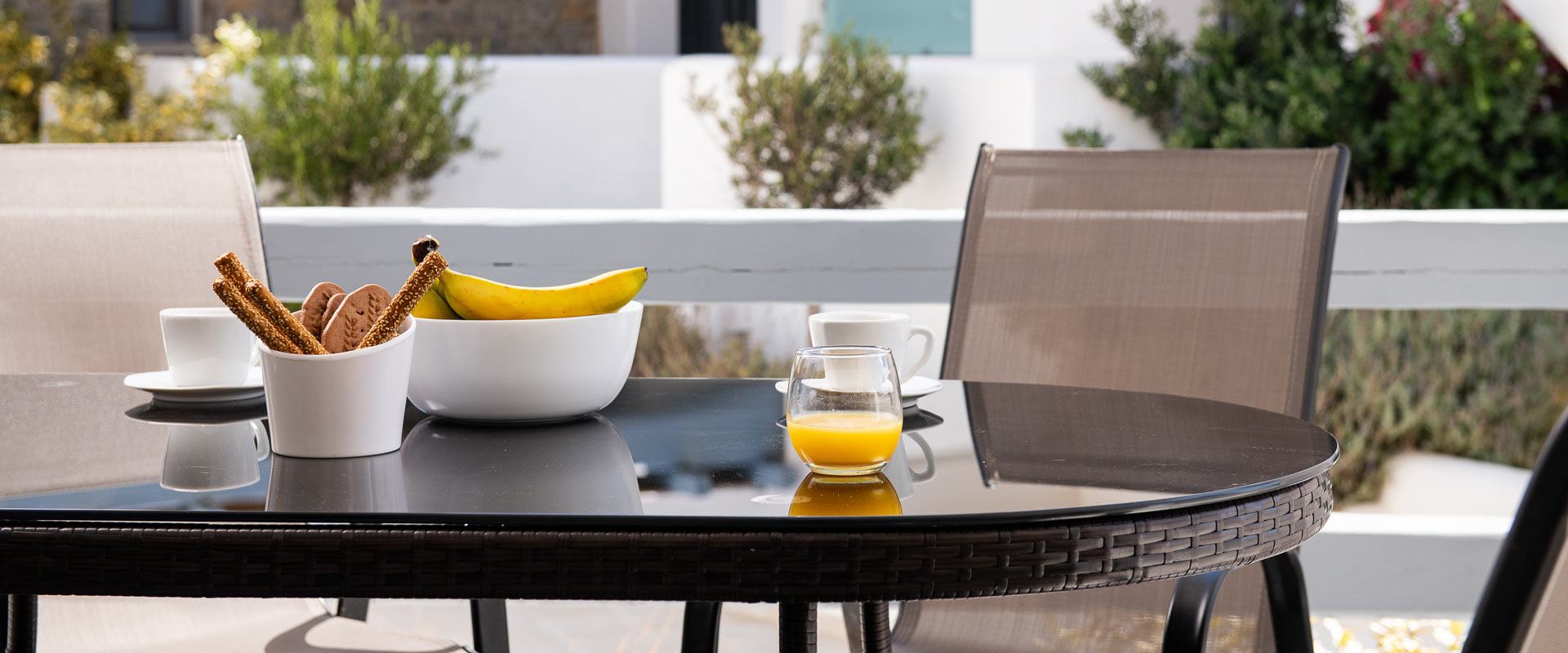 Breakfast table at Private Pool Home