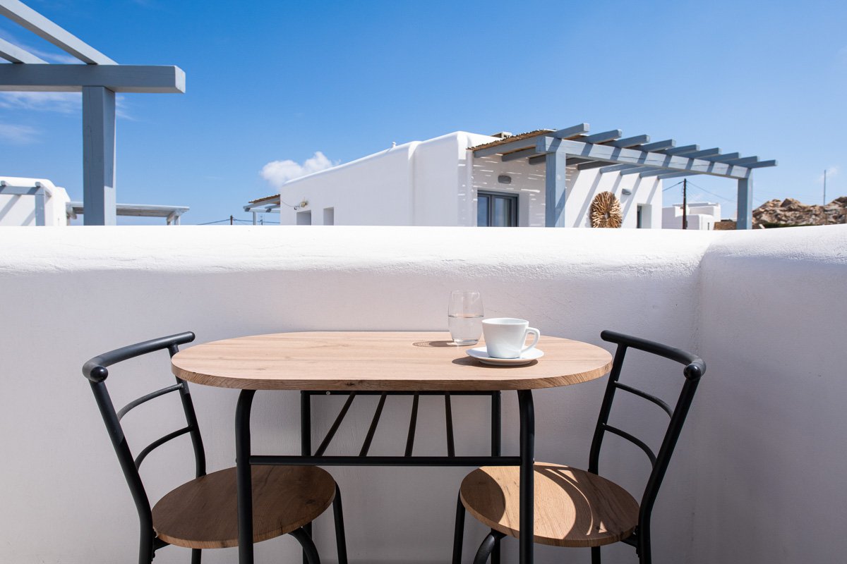 Coffee on the balcony table at Private Pool Home