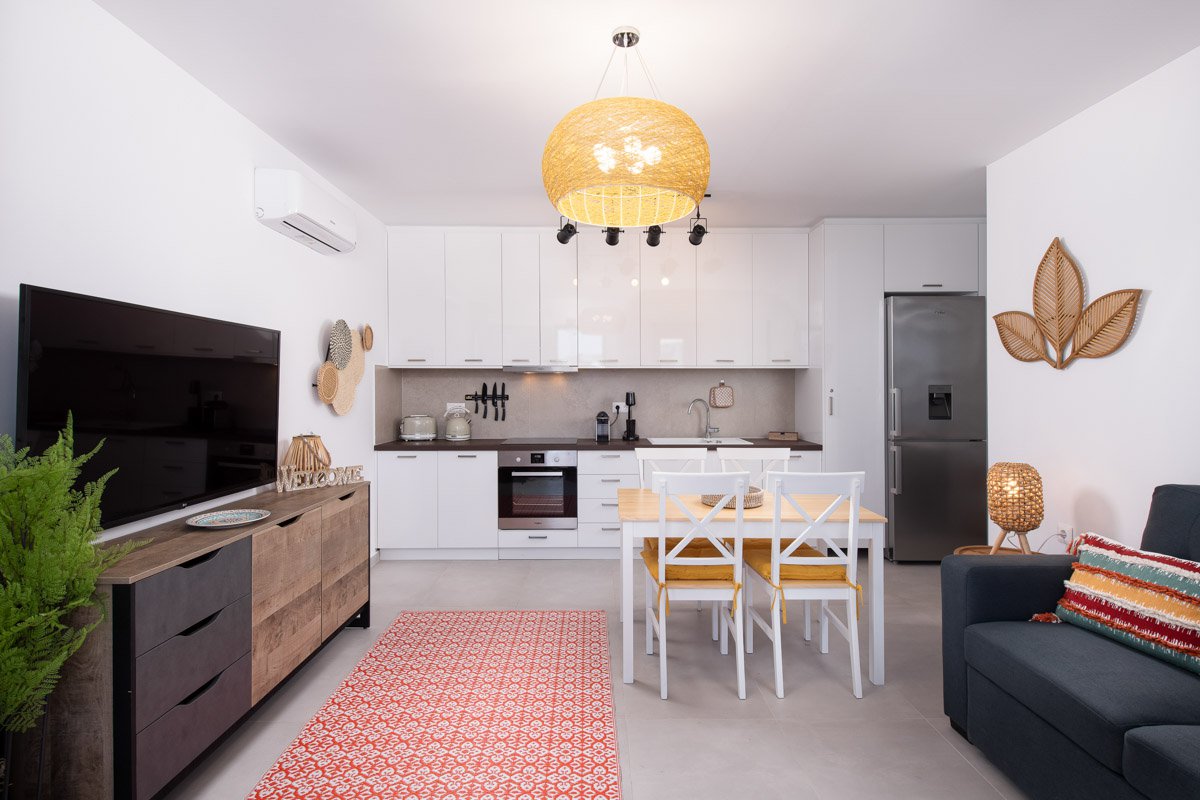 Kitchen of One-Bedroom Flat in Mykonos