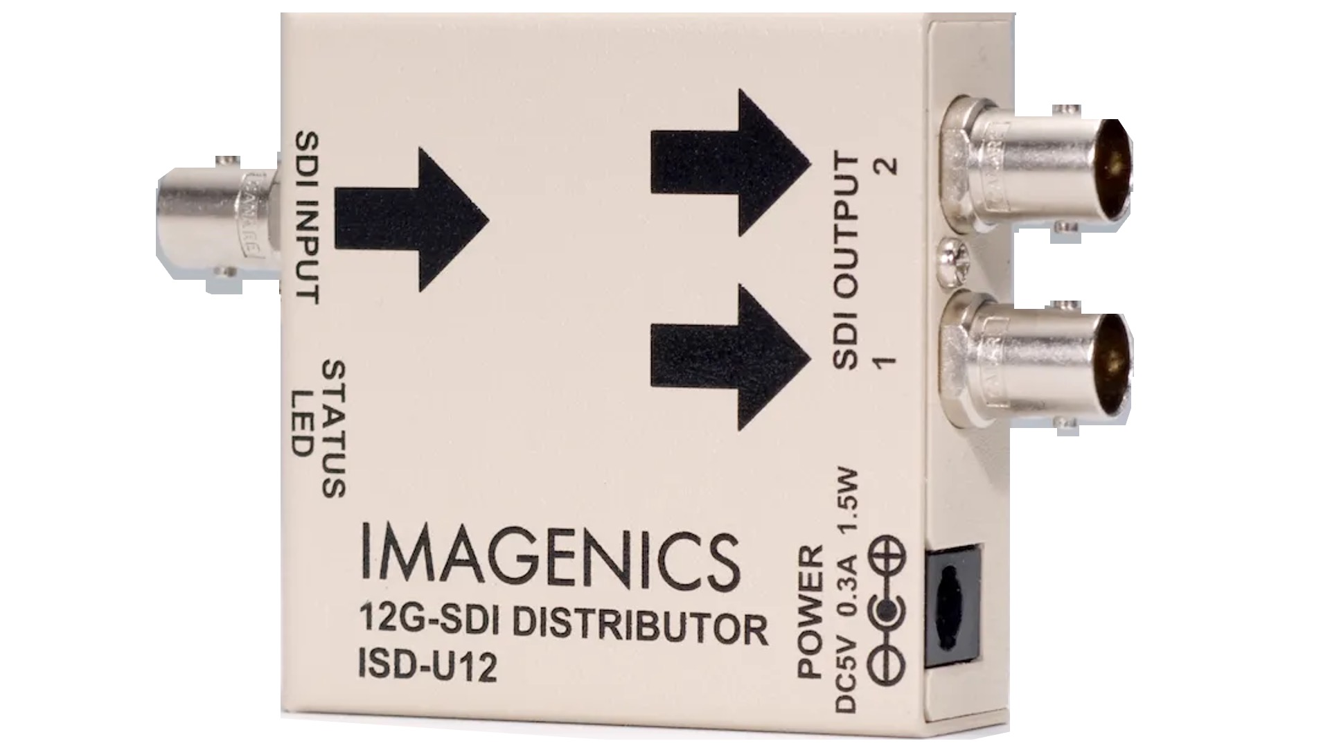 1入力2出力12G-SDI分配器 IMAGENICS ISD-U12 レンタル