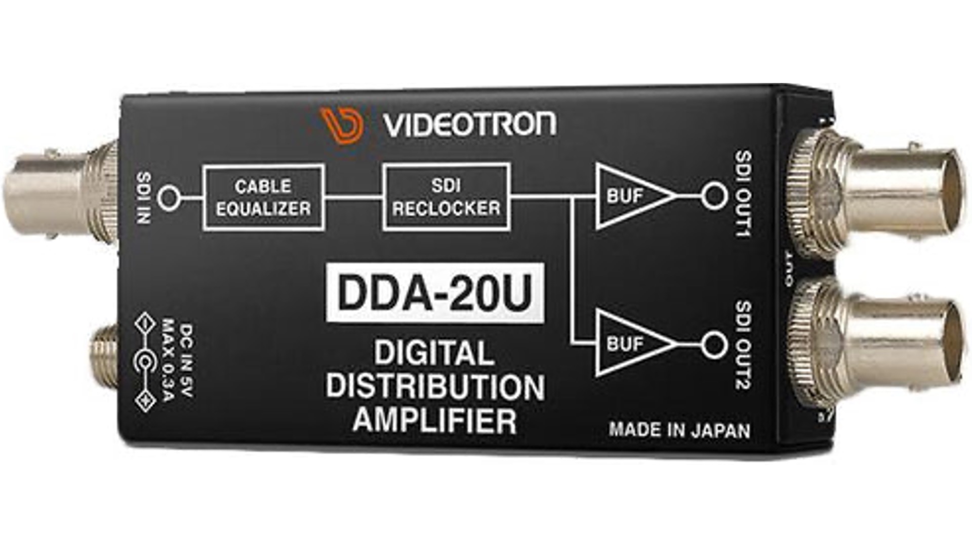 【新規入荷】12G対応 SDI信号2分配器 VIDEOTRON DDA-20U 新規レンタル開始しました!