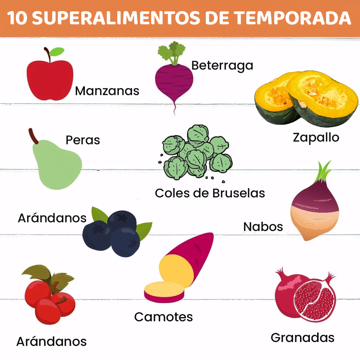 10 superalimentos de temporada otoño
