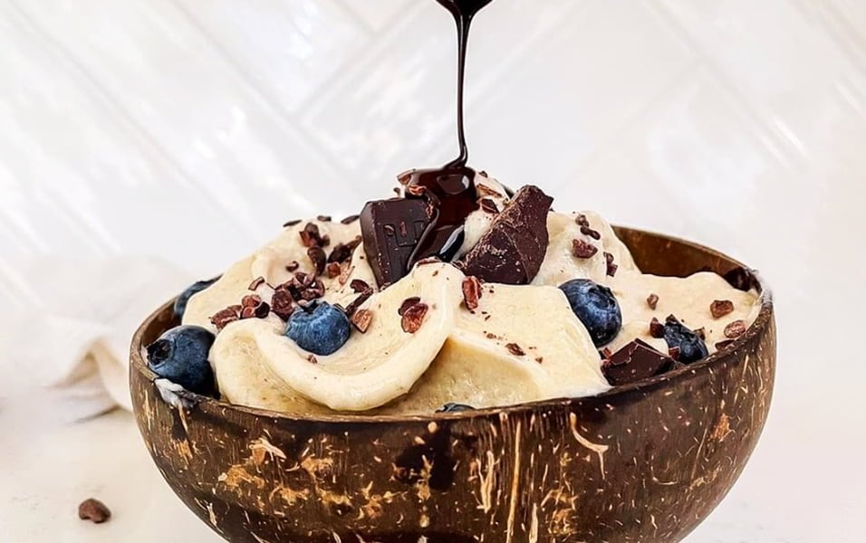 helado de menta y chocolate