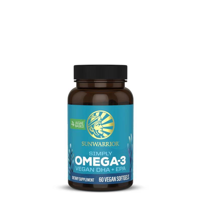 Simply Vegan Omega 3 – DHA y EPA de Algas en Cápsulas Veganas