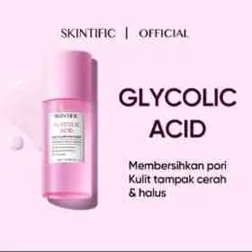 66. Skintific Toner Glycolic Acid Untuk Membersihkan Pori Dan Kulit cerah