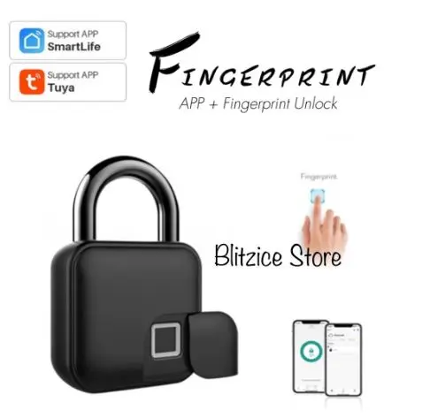 2. Gembok Sidik Jari