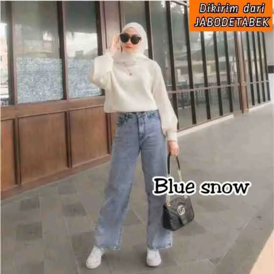 20. Kulot Highwaist Jeans Premium