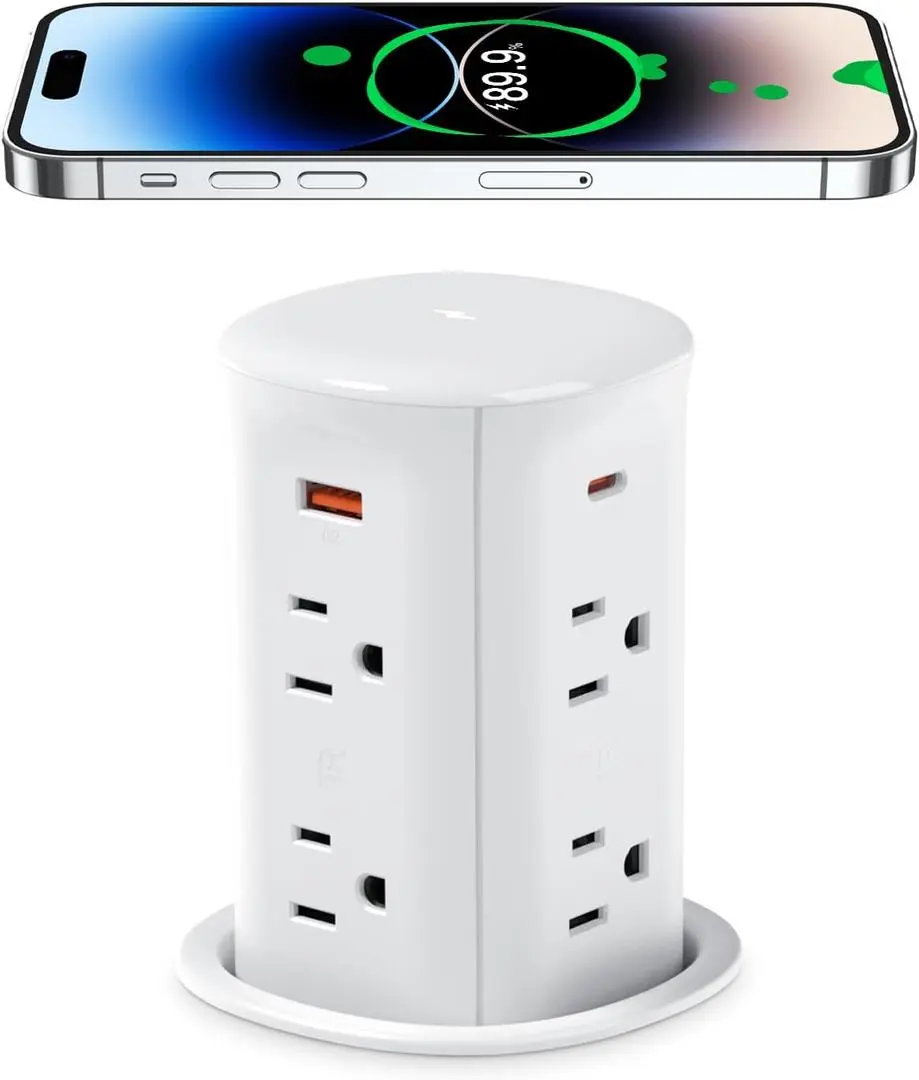 Receptacle with Wireless Charger