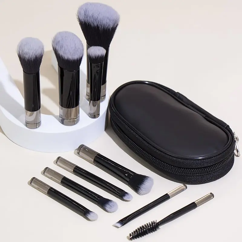 Mini Travel Makeup Brushes Set