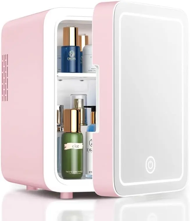 Skin Care Fridge LED Light Mirror