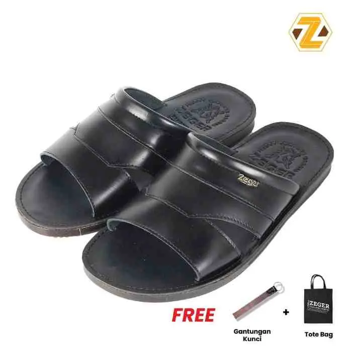 sendal Pria Kulit Zeger