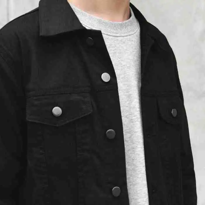 Arthur Canvas Suede Trucker Jacket