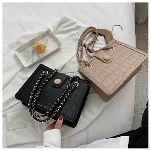 Tas Motif Croco Premium