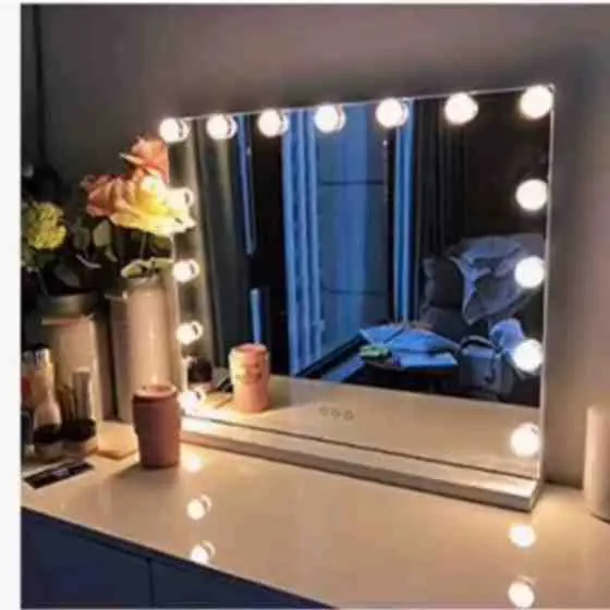 Vanity mirror with light