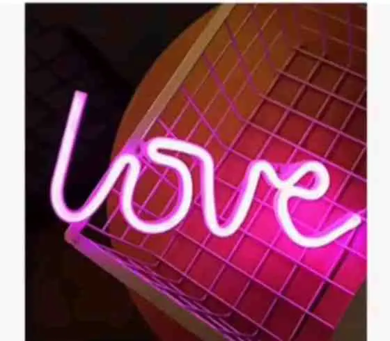 Neon sign for wall decor 