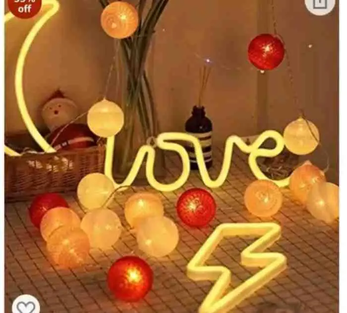 Love LED night light 