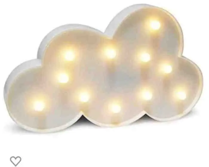 Cloud LED night light 