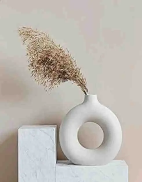 The vintage ceramic pot
