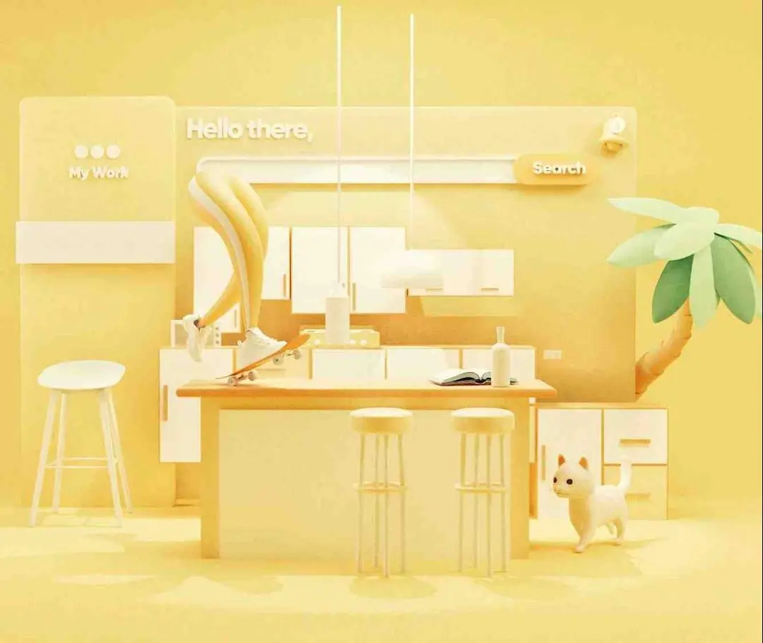 3D Icon Calendar valentine isolated