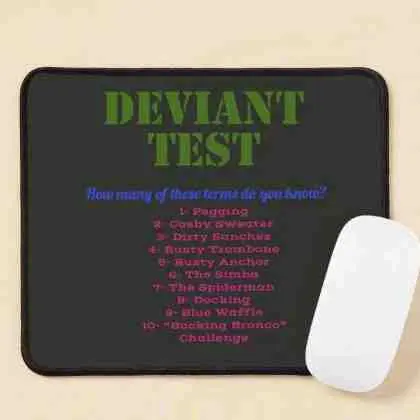 Deviant test mousepad