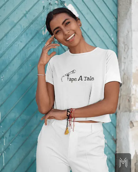 Tape A Tale Crop Top