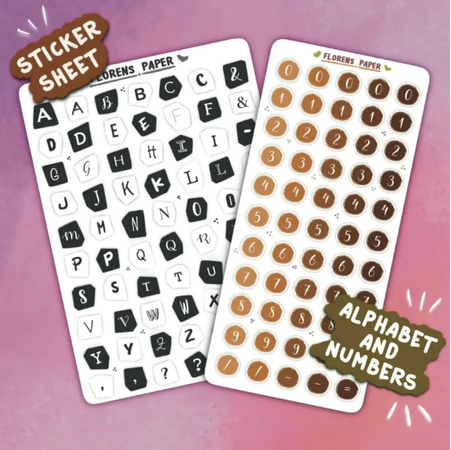 Alphabet Sticker Set