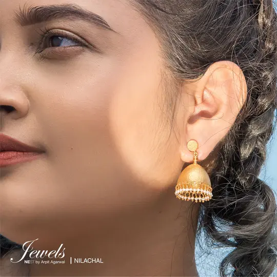 Nilachal Jhumki Earrings