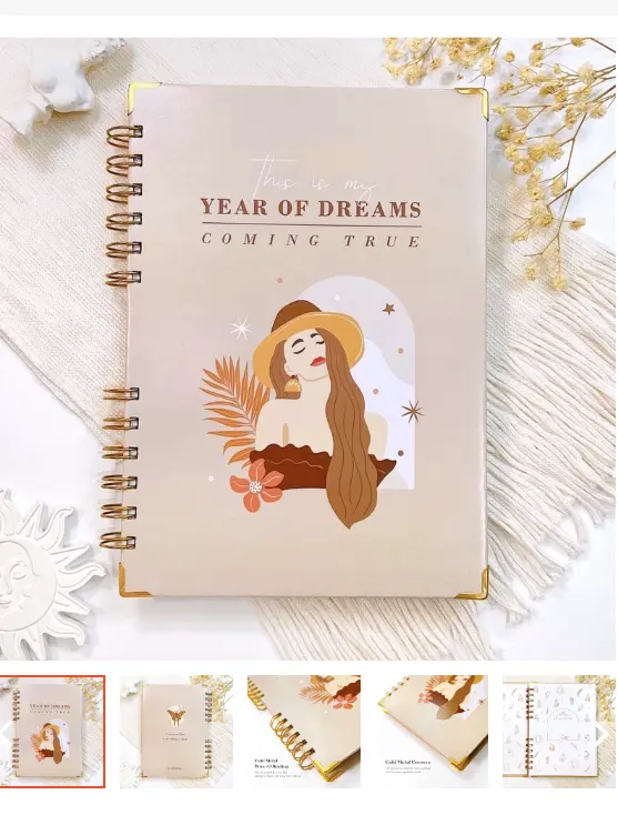 Aesthetic Notebook [Year of Dreams] | Buku Gambar, Catatan, Journal, Sketsa, Sketchbook | cathflo.art