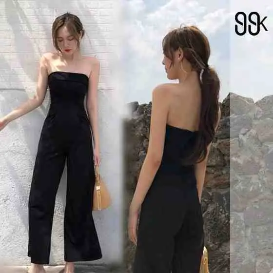 12.Korean Jumpsuit Long Panjang