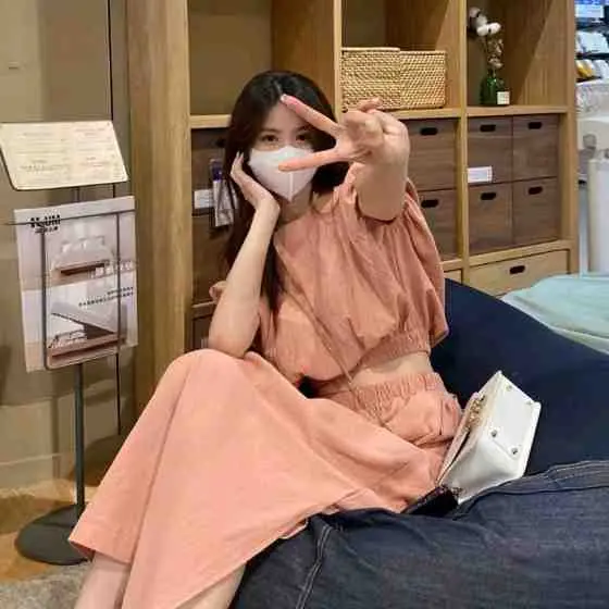 15. Korean Set Top and Skirt Rok