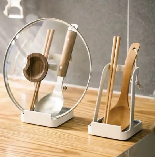 CRANE cooking utensils and pan lid holder