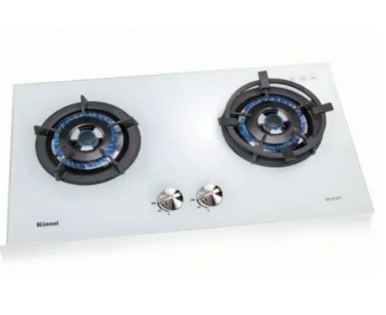 Kompor Tanam Rinnai RB 2 GHC OW / Kaca Putih