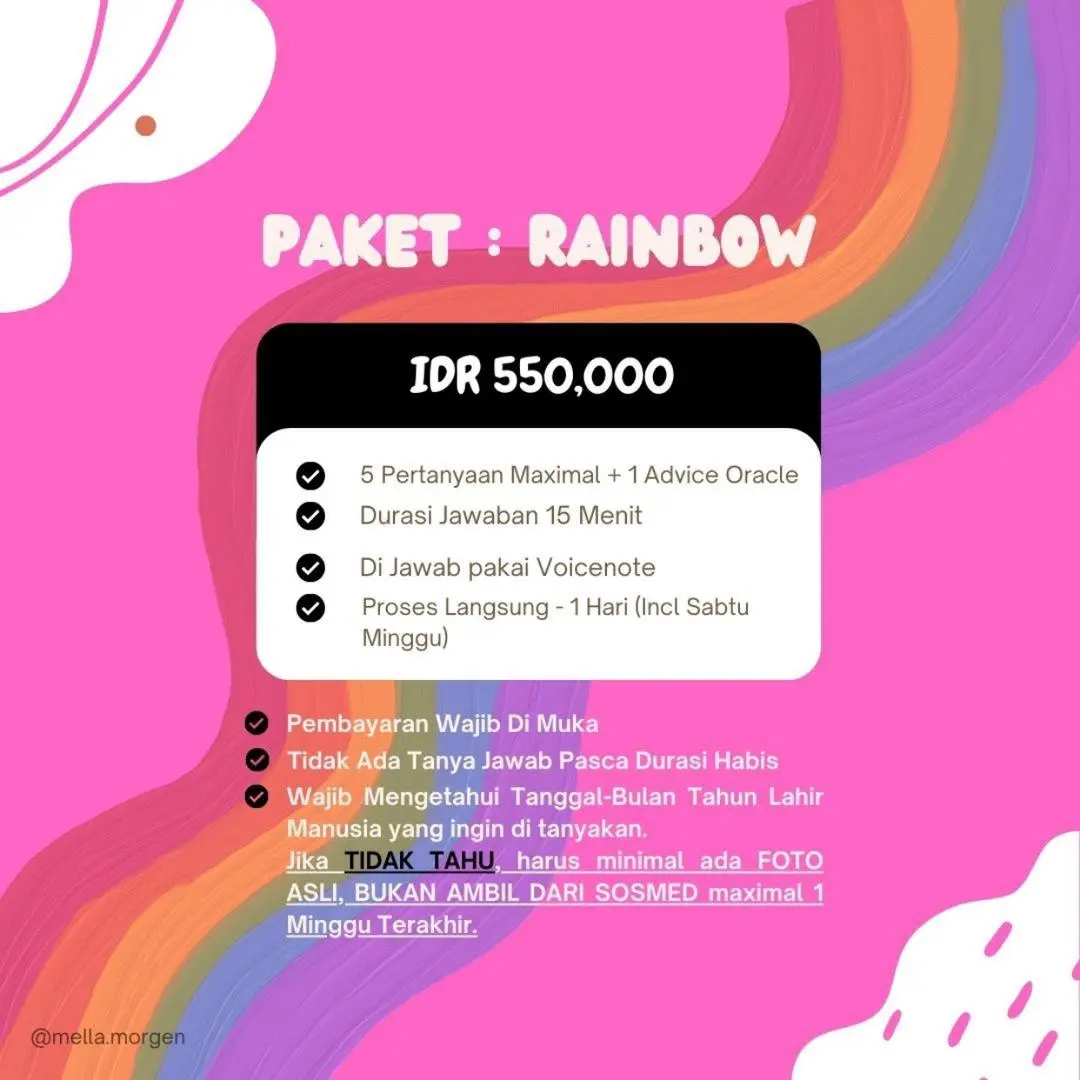 Paket Rainbow