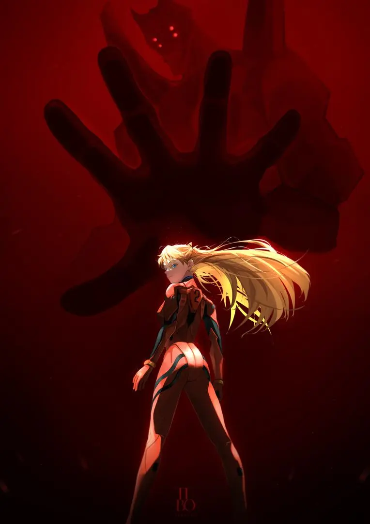 Evangelion asuka fanart by Tebouty