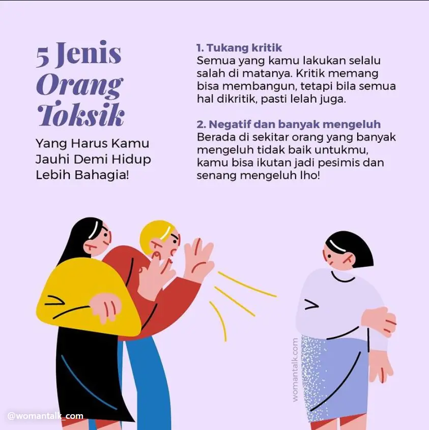 Jauhi 5 tipe orang toxic ini!