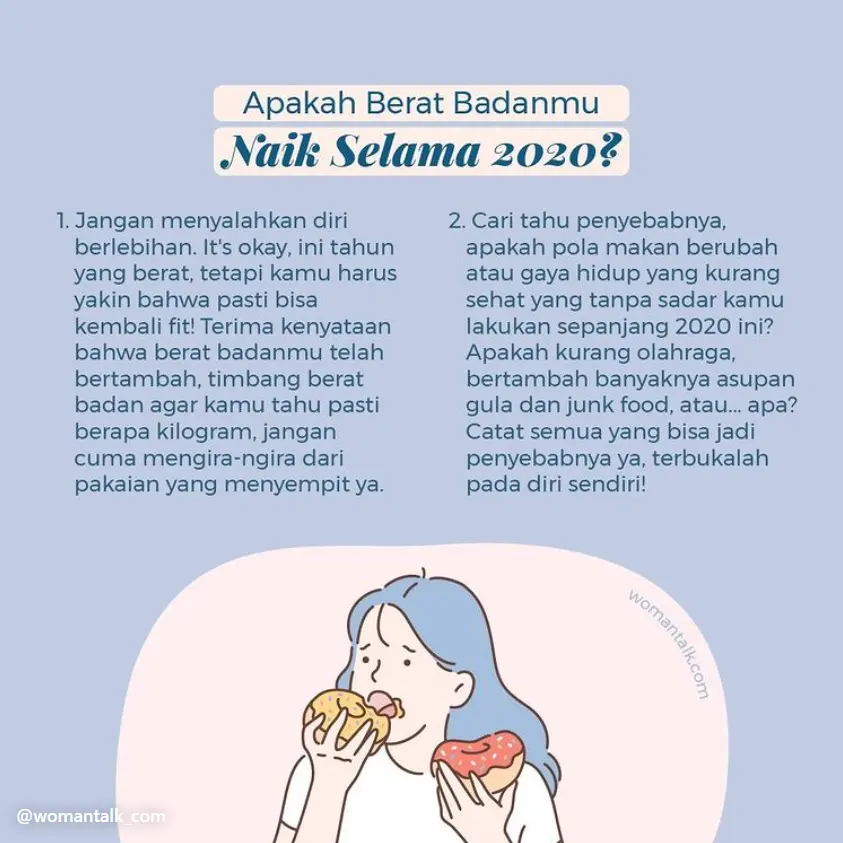 Berat badan naik? Harus gimana ya?