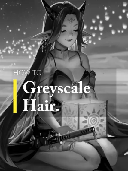 Grayscale Hair