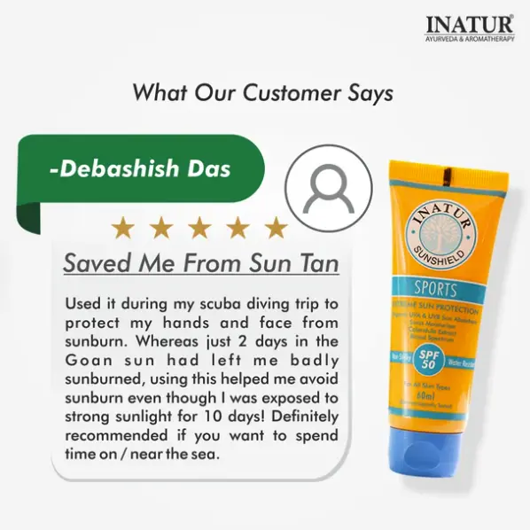 "Saved me From Sun Tanned"