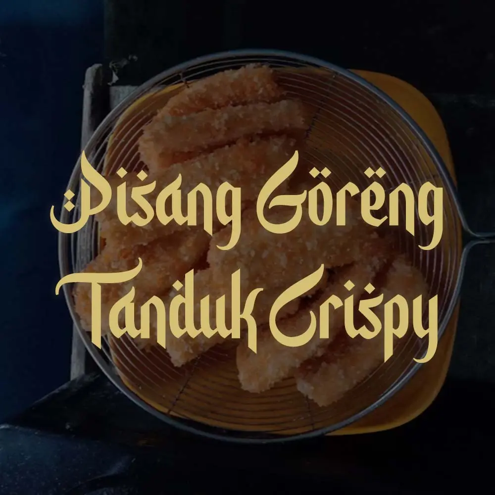 Pisang Goreng Tanduk