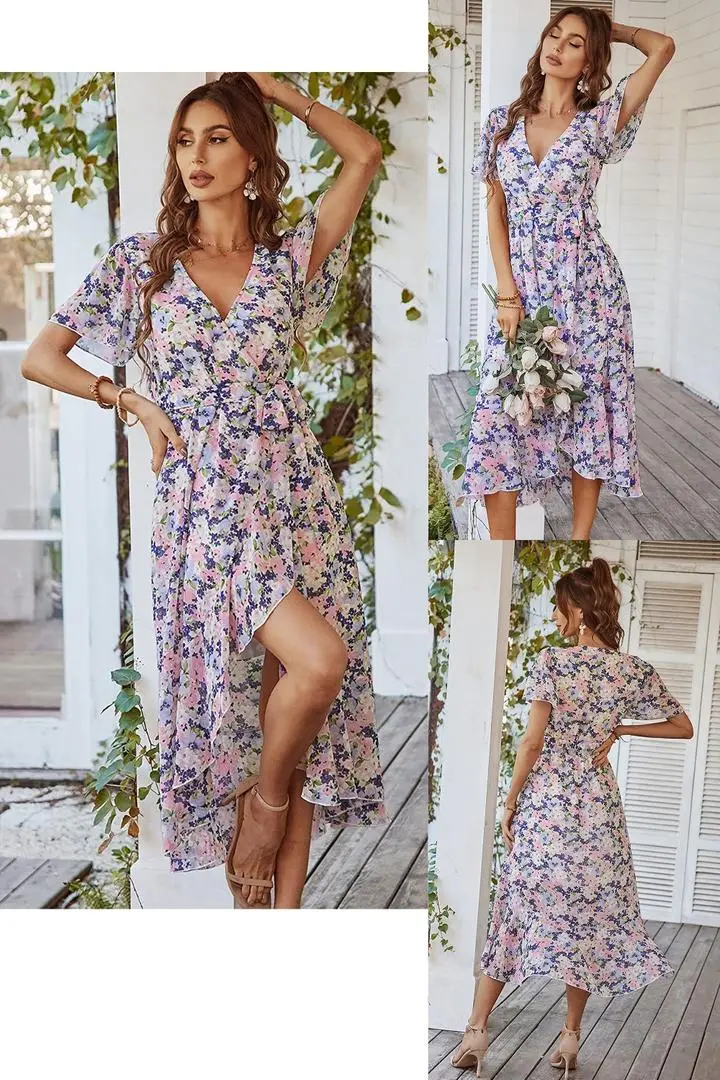 Floral Summer Dress Maxi