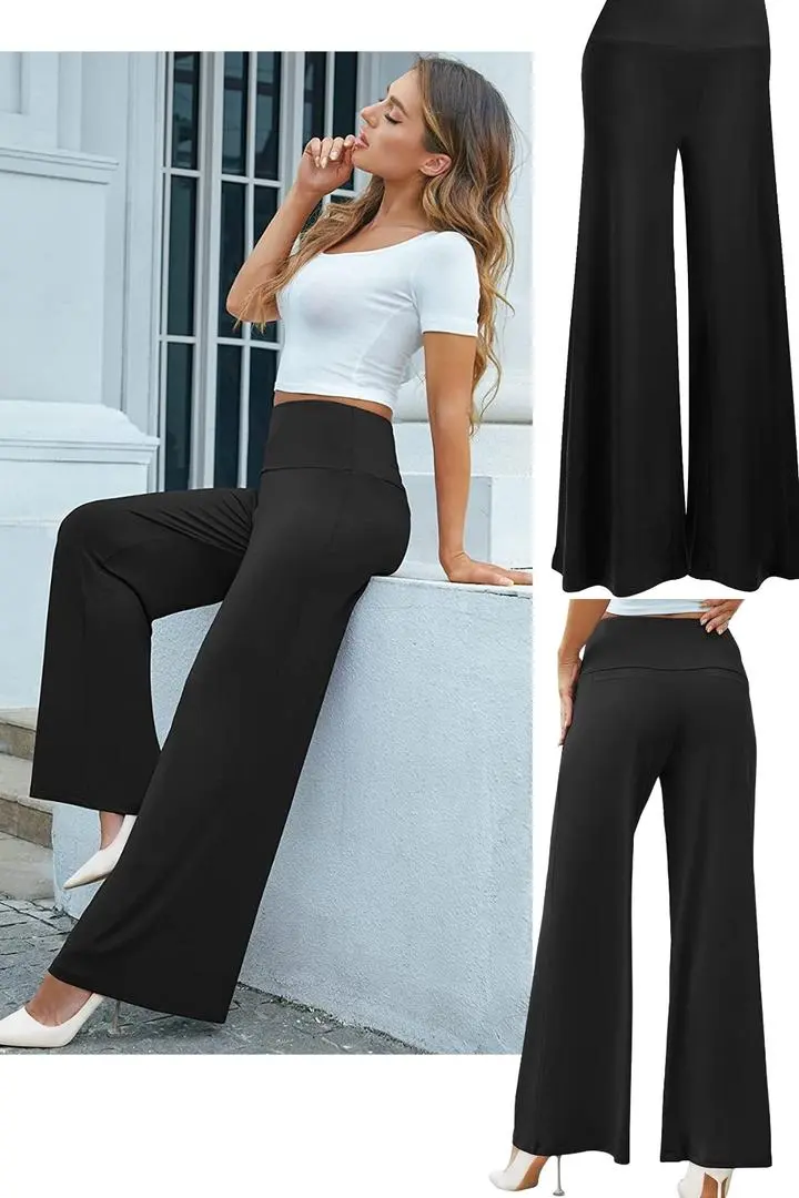 Women's Stretchy Wide Leg Palazzo 