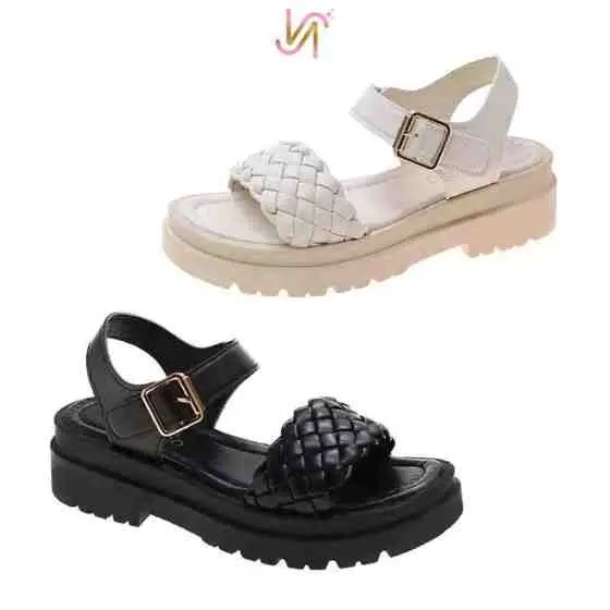 109. Nadilastuff Woven Platform Sandal