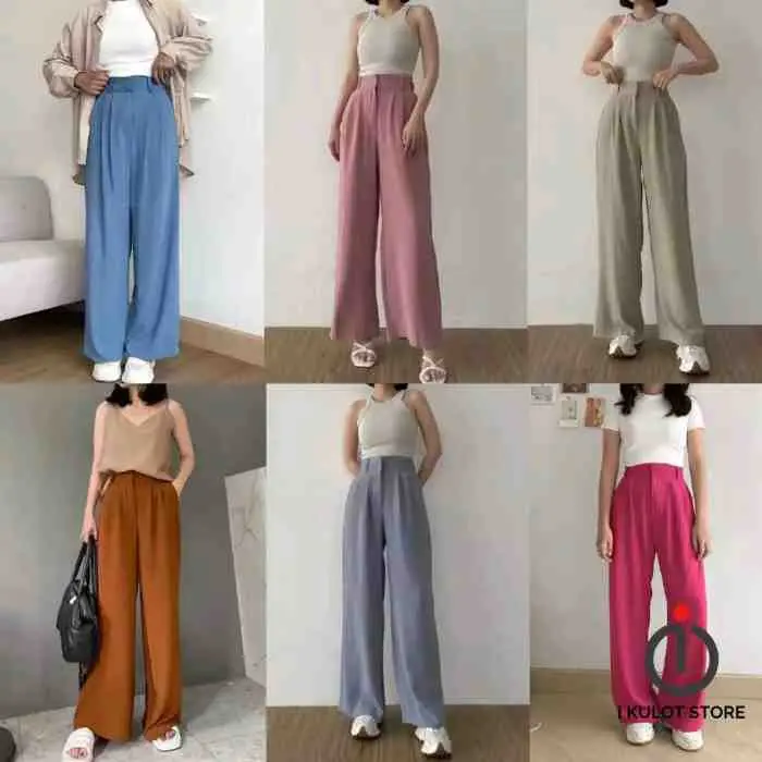 152. Kulot Crinkle Highwaist 