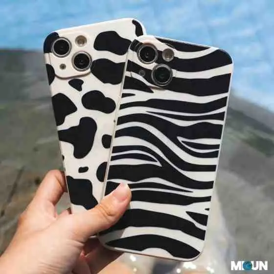181. Moo Zebra Patern Case