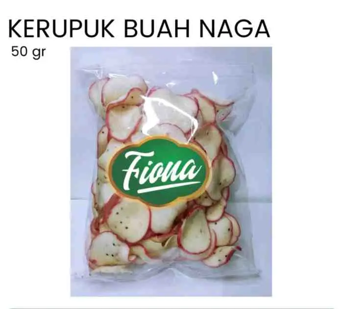 Kerupuk buah naga