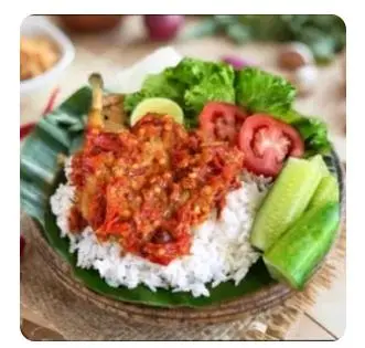 Ayam Penyet Nasi