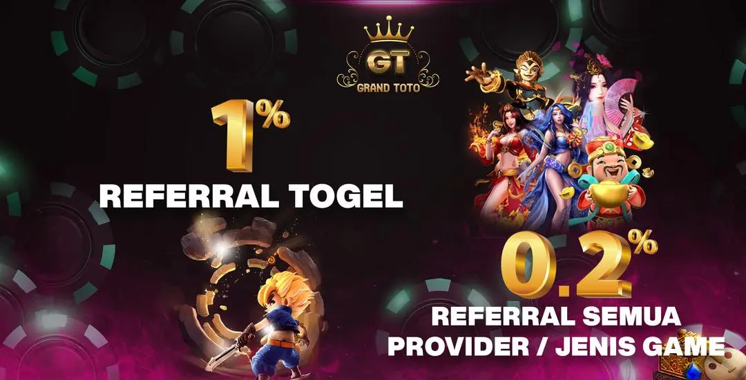 Bonus Refferal Togel & Slot