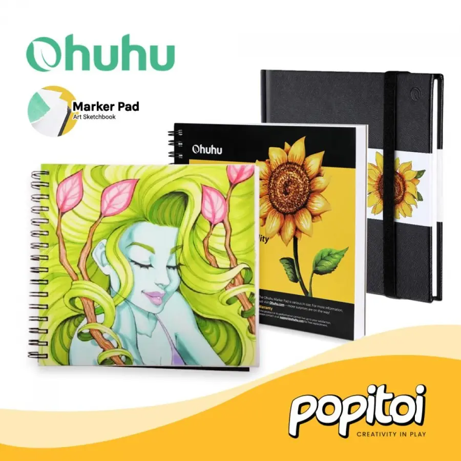 20. OHUHU Marker Pads Art Sketchbook Buku Gambar Notebook Sketsa